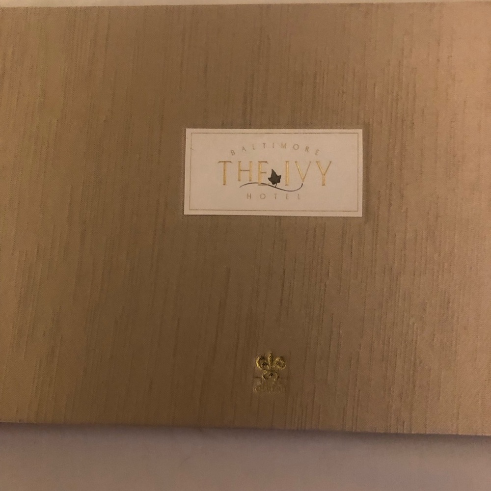 The Ivy Hotel Baltimore Coffee Table Book Baltimore Preakness Luxe Orioles Spa